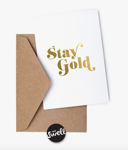 Stay Gold Card