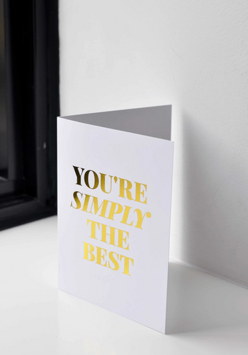 You're Simply the Best Card