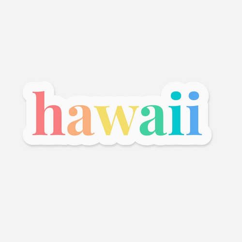 Hawaii Us State Sticker