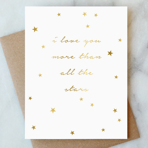 I Love You More Than All the Stars Greeting Card