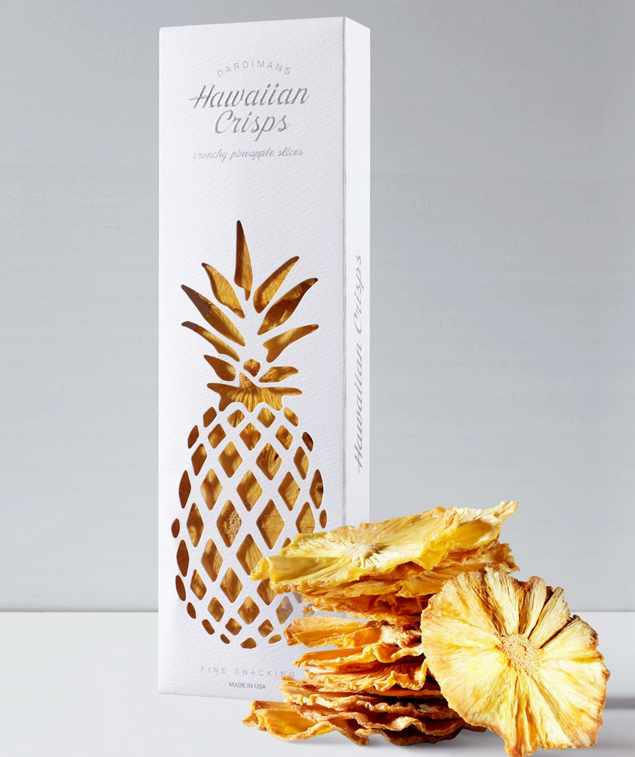 Hawaiian Pineapple Slices Fine Gift Die-Cut Box