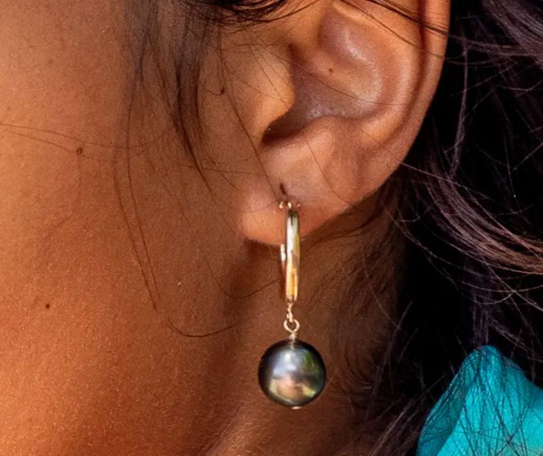 Tahitian Huggy Hoops - 18mm