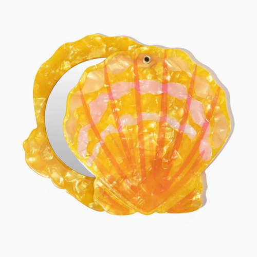 Sunrise Shell Pocket Mirror