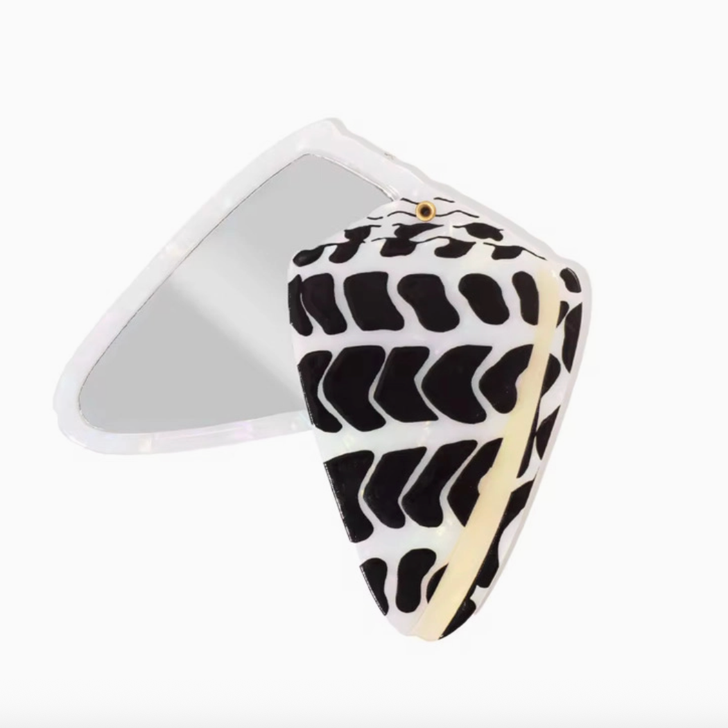 Hebrew Cone Shell Pocket Mirror