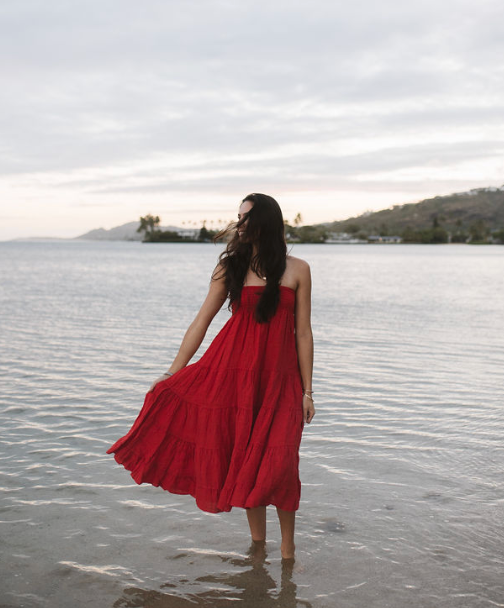 NOʻI Ula Linen Skirt/Dress