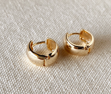 18k Gold Filled Chunky Clicker Earrings