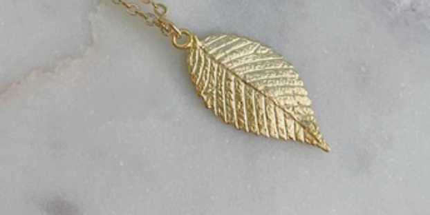 Gold Leaf Necklace