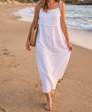 NO'I Hau'oli Strappy Linen Dress