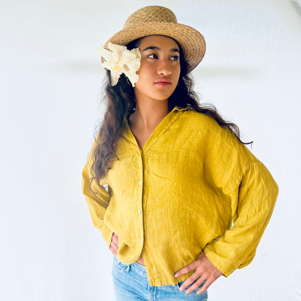 NO I Lokelani Linen Shirt Ohana Shop Kauai no-i-lokelani-linen-shirt-ohana-shop-kauai