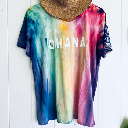 Hand Dyed Tee: Shave Ice M/L #06