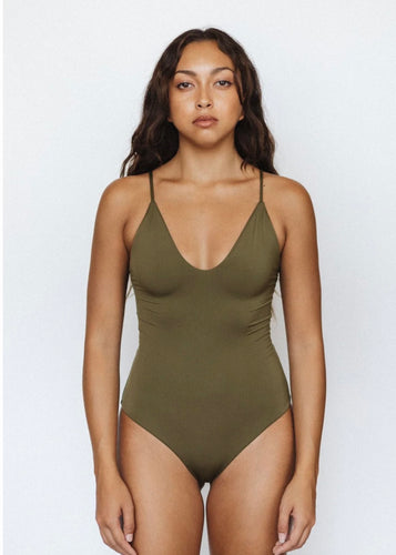 Mai Everyday Bodysuit: Olive