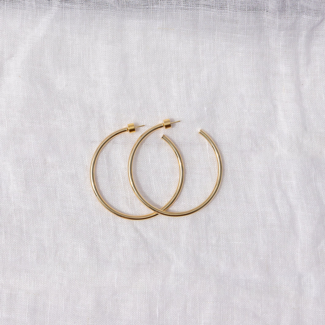 C-Hoop Earrings
