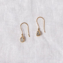 Polki Diamond Dangle Earrings 14kt