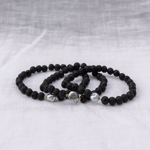 No'i Lava Tahitian Keishi Pearl