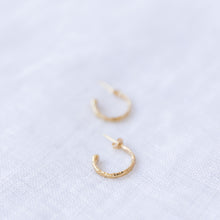 Solid Gold Mini Hoops