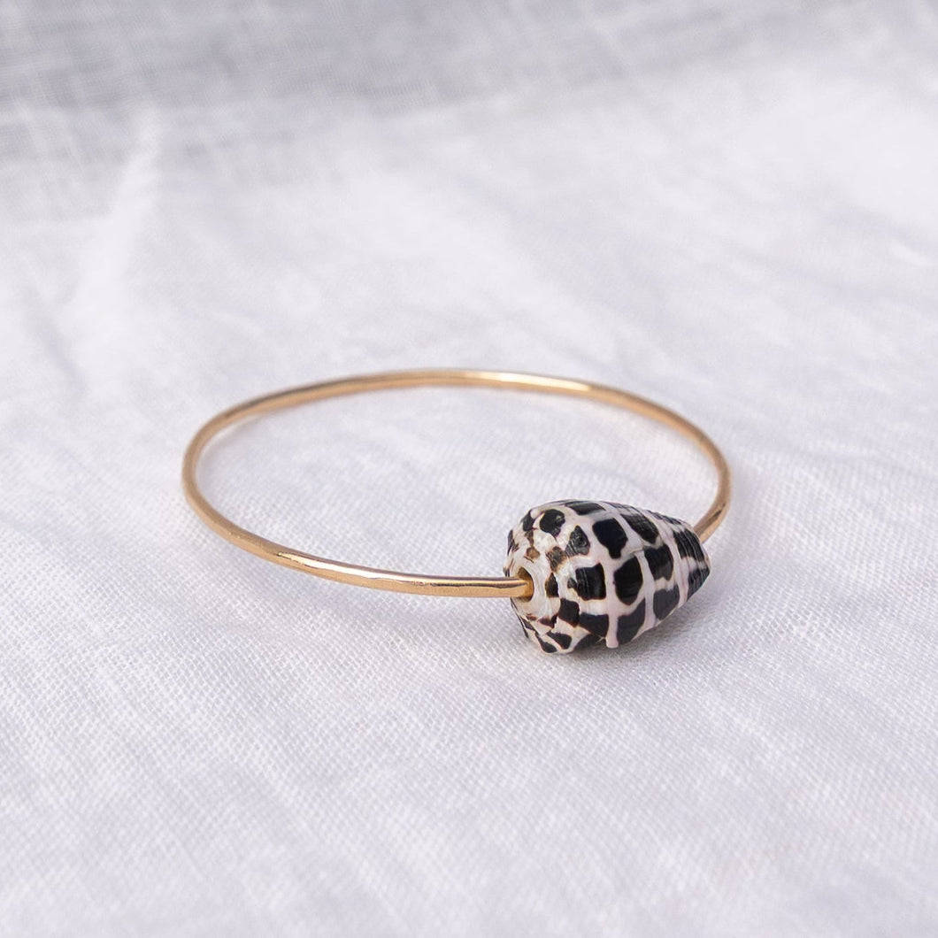 Hebrew Shell Bangle