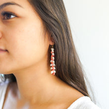 Heliconia Style Momi and Kahelelani Shell Earrings