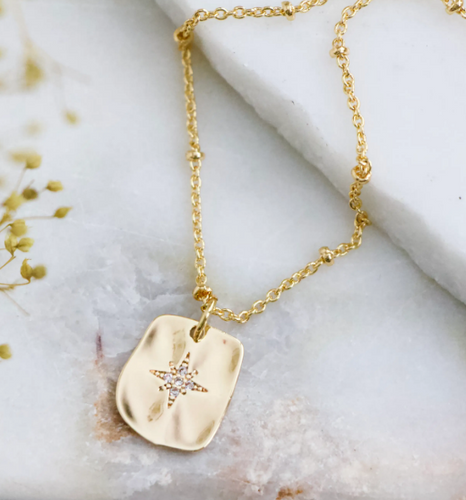Rectangle Star Necklace
