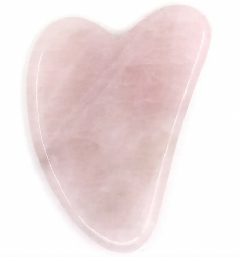 Rose Quartz Gua Sha with cover