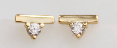 CZ Bar Earrings