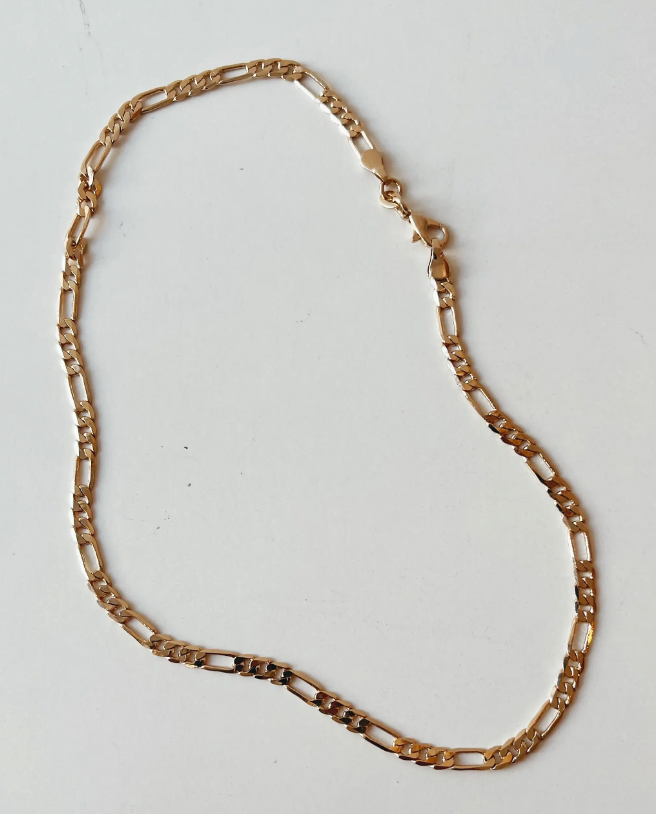 Gold Filled Petite Figaro Necklace