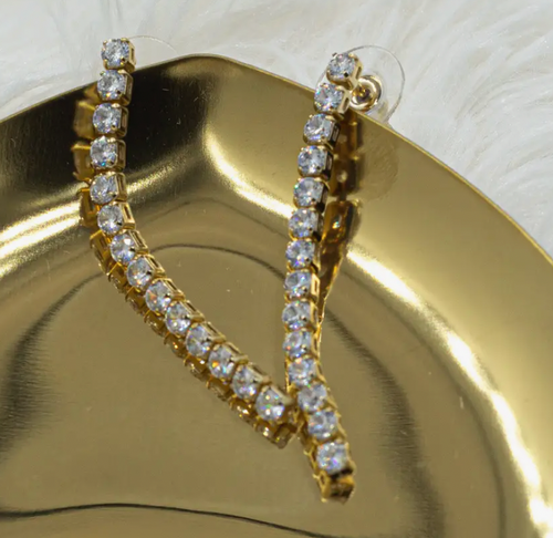 Tennis Chain Earrings