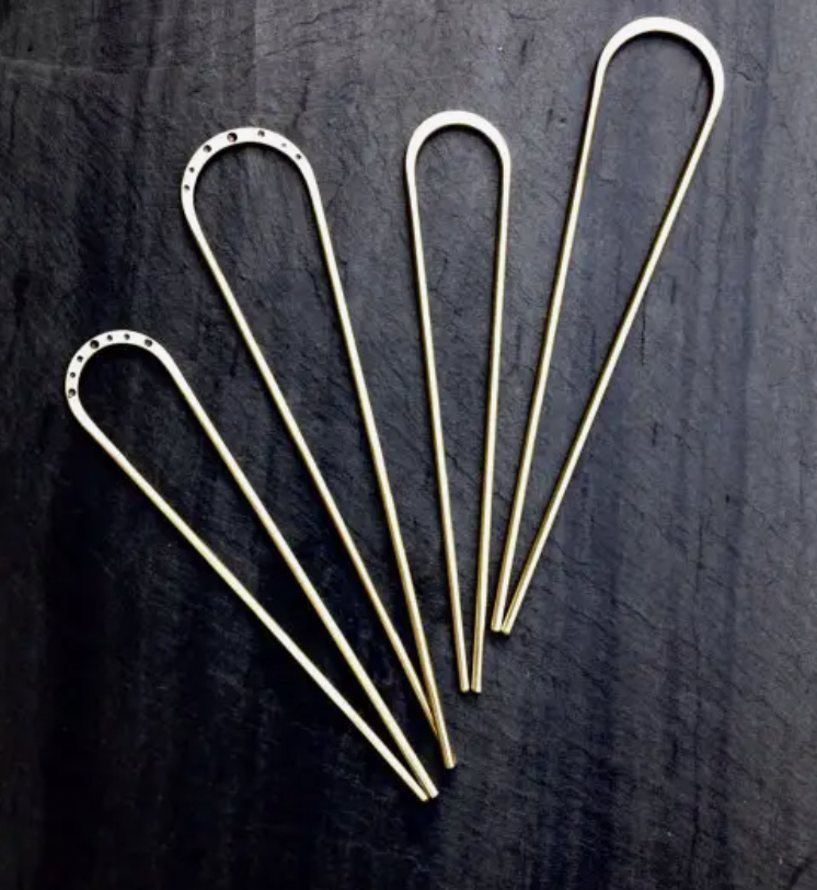 Simple Brass Hair Pin