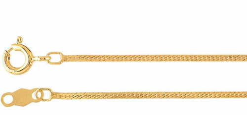 Thin Herringbone Necklace
