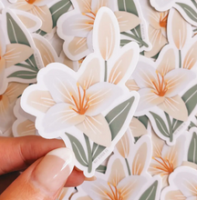 White Lily Sticker