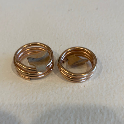 Spiral stacked ring