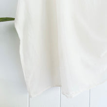 White Silk Cotton Kaftan