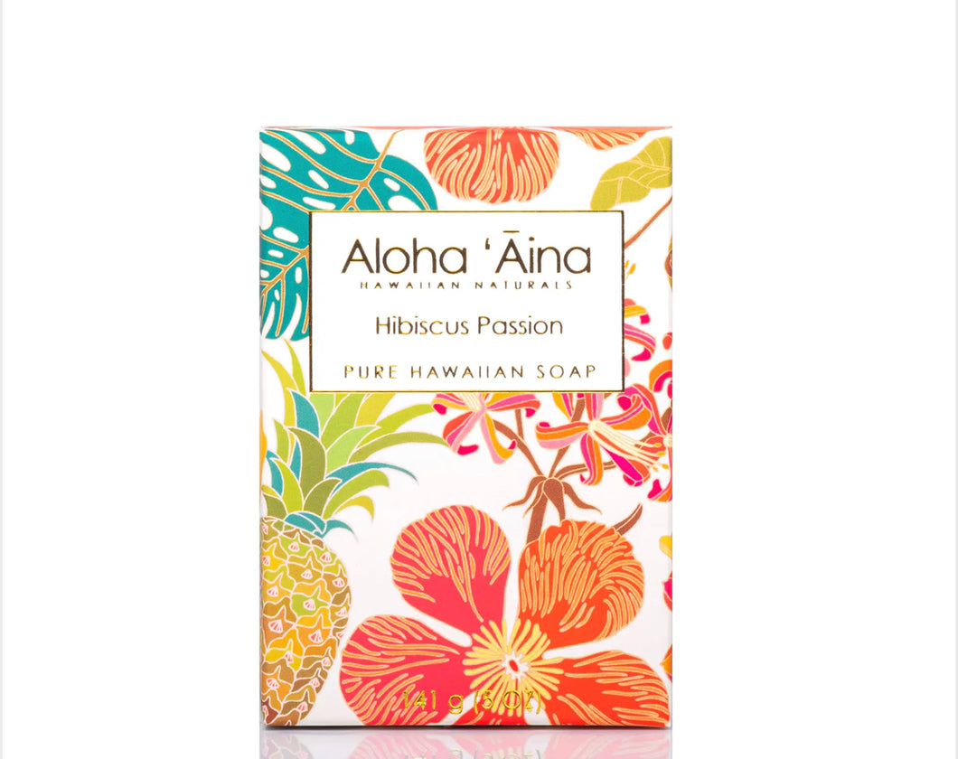 Aloha Aina Hibiscus Passion Soap