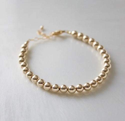 Gold Filled Beaded Bracelet