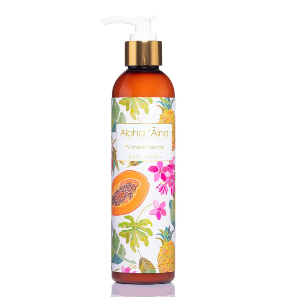 Aloha Aina Plumeria Nectar Body Lotion Ohana Shop Kauai