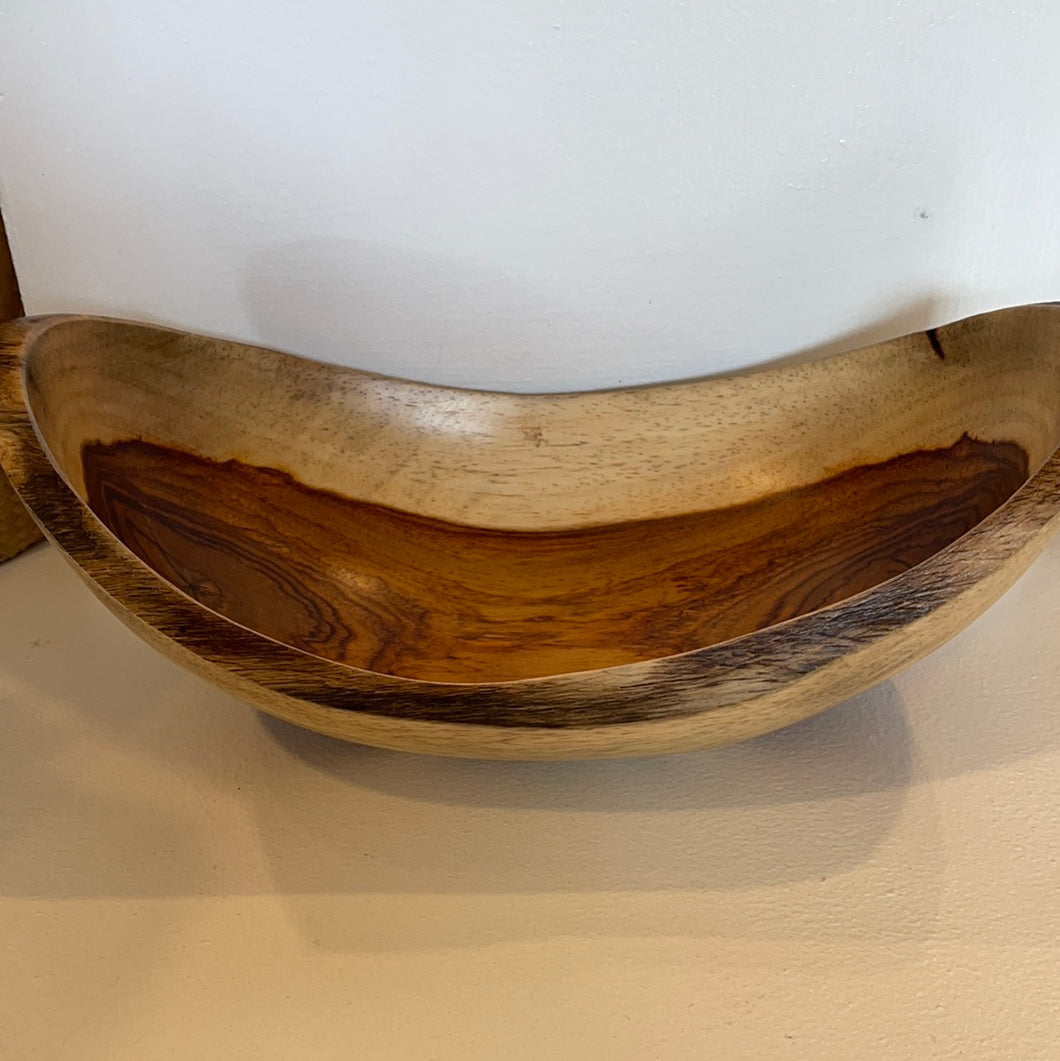 Two-Tone Wood Bowl