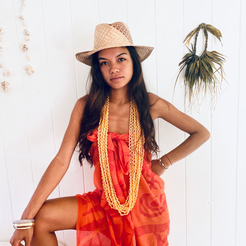 Maohi Orange Pareo