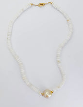 Opals and Golden South Sea Necklace