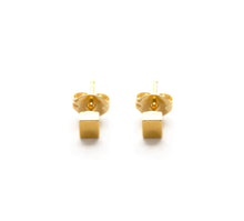 Cube Studs in Gold
