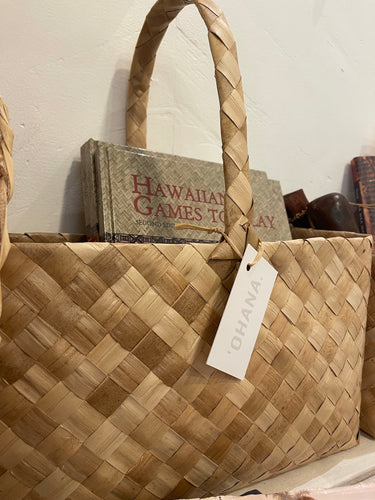 Hawaiian Lauhala Basket