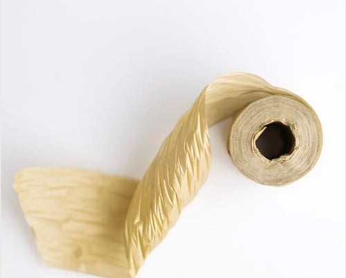 Wrappily Gold Crepe Ribbon