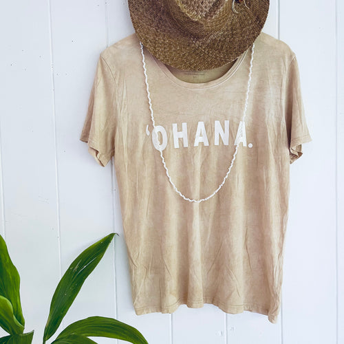 Hawai’i Natural Dye ‘OHANA Tee: