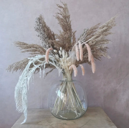 Bottle Neck Glass Vase