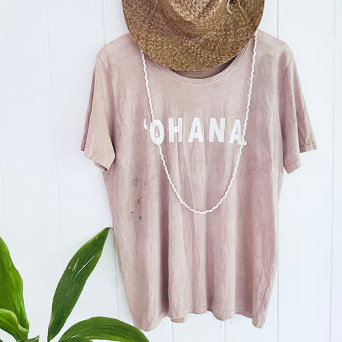 Hawai’i Natural Dyed ‘OHANA Tee: