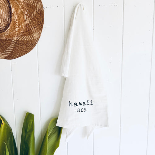 Hawaii 808 Tea Towel