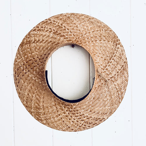 Long Brim Piko’ole Lauhala Pāpale #0806