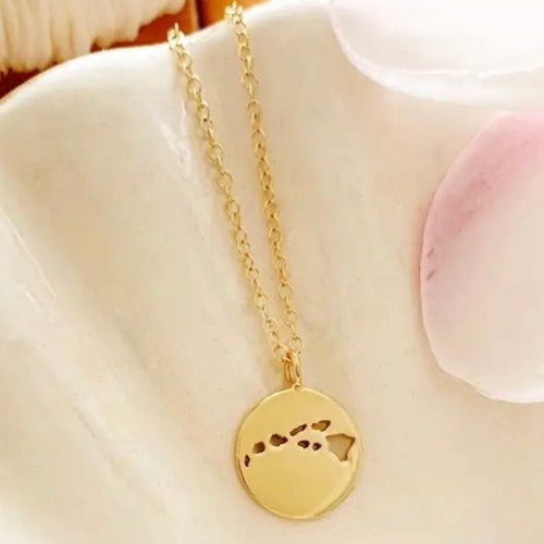 Aloha Hawaiian Islands Pendant Necklace