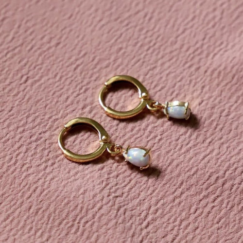 Mini Opalite Huggies