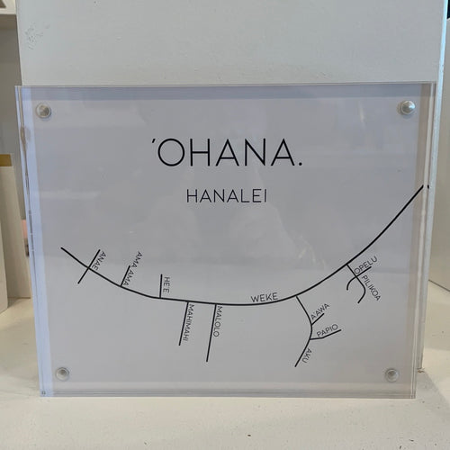 OHANA MAP PLAQUE