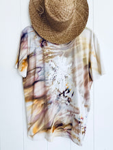 Hanalei Hand Dyed Ancell Palm Tee: S/M #08