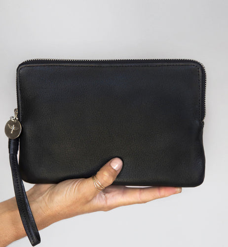 Clhei Pouch Wallet Black